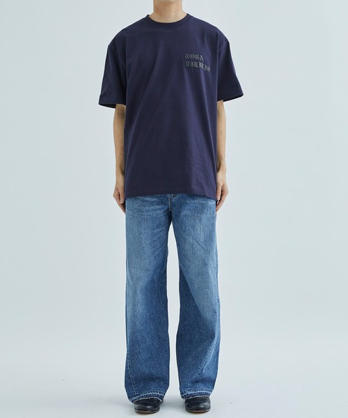 TOGA VIRILIS（トーガ ビリリース）の「Print T-shirt（Tシャツ/カットソー・メンズ・ホワイト/ブラック/ネイビー・46/48）」の14枚目の写真