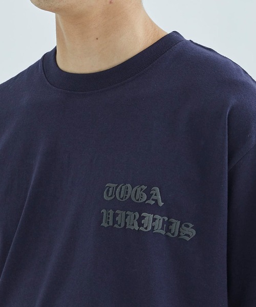 TOGA VIRILIS（トーガ ビリリース）の「Print T-shirt（Tシャツ/カットソー・メンズ・ホワイト/ブラック/ネイビー・46/48）」の10枚目の写真