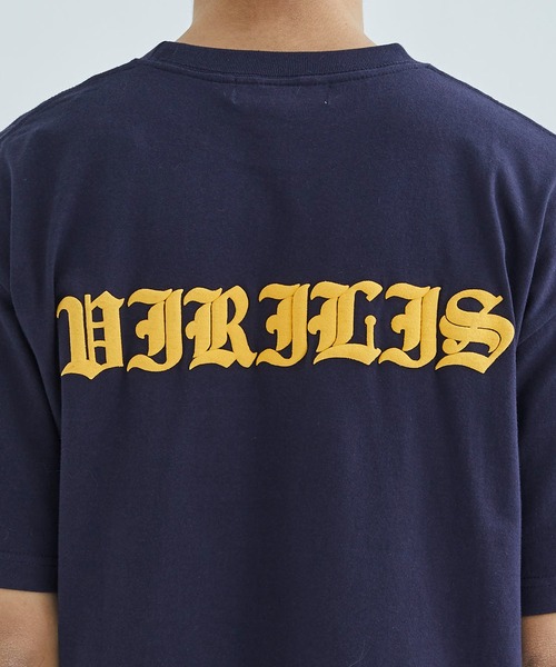 TOGA VIRILIS（トーガ ビリリース）の「Print T-shirt（Tシャツ/カットソー・メンズ・ホワイト/ブラック/ネイビー・46/48）」の7枚目の写真