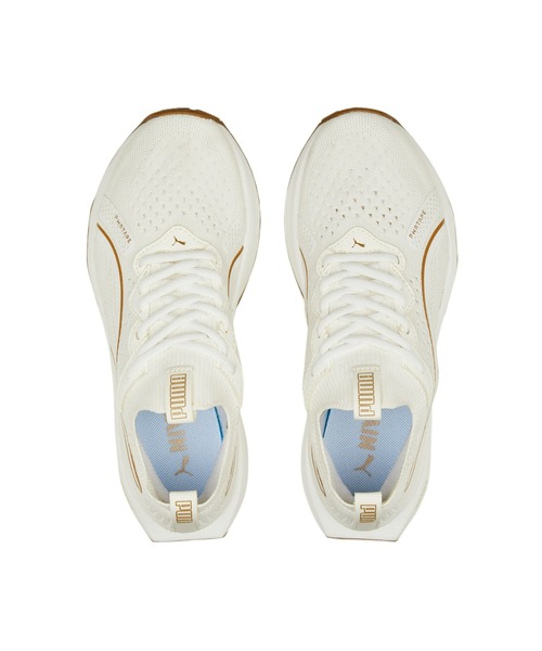 PUMA（プーマ）の「PUMA プーマ ウィメンズ トレーニング PWR XX リュクス ニトロ トレーニング（スニーカー・レディース・オフホワイト/ベージュ系その他/ブラック×ホワイト・24.0cm/25.5cm/26.0cm/22.0cm/22.5cm/24.5cm/25.0cm/23.0cm/23.5cm）」の5枚目の写真