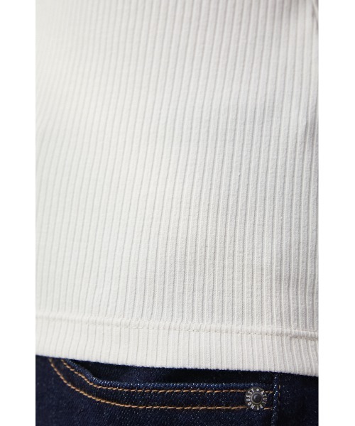 AZUL by moussy（アズールバイマウジー）の「A/B BASIC BACK OPEN CAMISOLE/アズールベーシックバックオープンキャミソール（キャミソール・レディース・ブラック/アイボリー/オレンジ・MEDIUM/SMALL）」の12枚目の写真