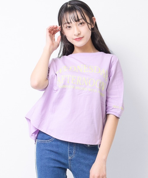 セール】ドルマン七分袖Tシャツ（Tシャツ/カットソー）｜RiCO SUCRE 