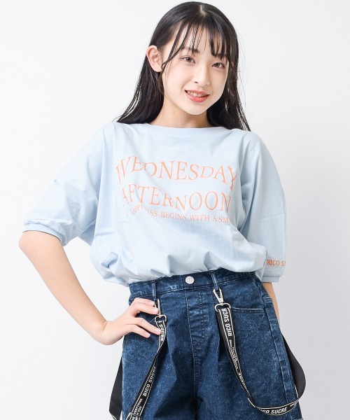 RiCO SUCRE（リコシュクレ）の「ドルマン七分袖Tシャツ（Tシャツ 