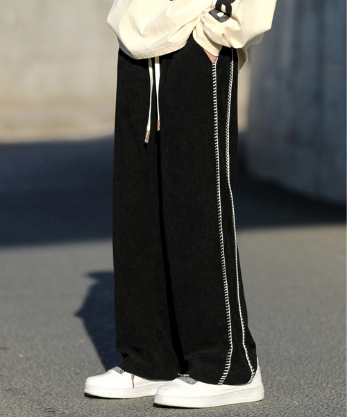 neos(ネオス)の「【neos -addictive design-】ルーズシルエット ハンドステッチ 細コール ワイド パンツ(その他パンツ・メンズ・ブラック/アイボリー/ブラウン・MEDIUM/LARGE/X-LARGE)」の9枚目の写真