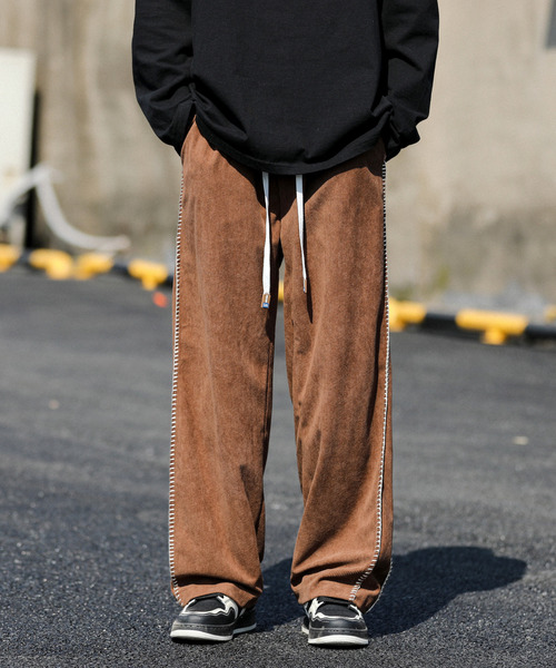 neos(ネオス)の「【neos -addictive design-】ルーズシルエット ハンドステッチ 細コール ワイド パンツ(その他パンツ・メンズ・ブラック/アイボリー/ブラウン・MEDIUM/LARGE/X-LARGE)」の18枚目の写真