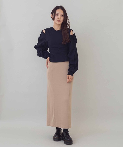 FACETASM（ファセッタズム）の「FACETASM MIMI-TEE-W04（タンクトップ・レディース・ホワイト/ブラック・2）」の11枚目の写真