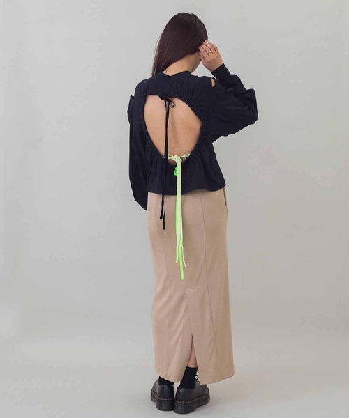 FACETASM（ファセッタズム）の「FACETASM MIMI-TEE-W04（タンクトップ・レディース・ホワイト/ブラック・2）」の13枚目の写真