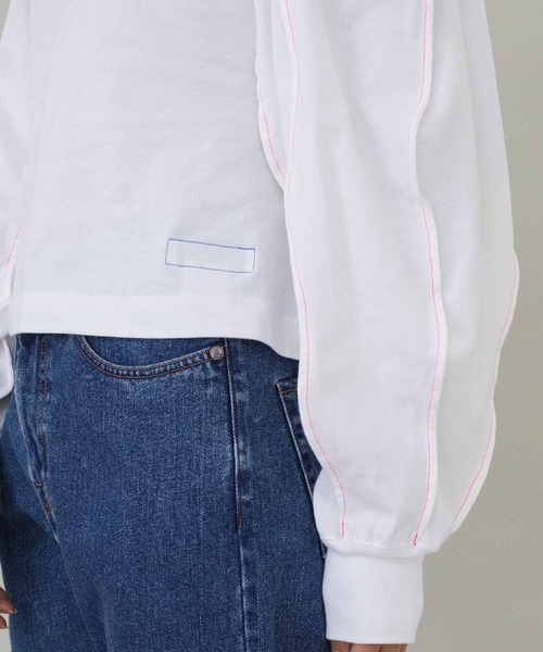 FACETASM（ファセッタズム）の「FACETASM MIMI-TEE-W04（タンクトップ・レディース・ホワイト/ブラック・2）」の18枚目の写真