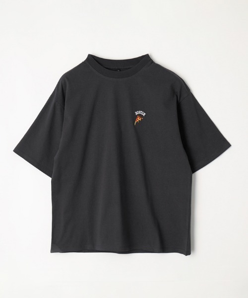 coca(coca)(コカ)の「メンズジャンクフード刺繍Tシャツ(Tシャツ/カットソー・メンズ・チャコール/グレー/ホワイト/ベージュ・L/XL/M)」の3枚目の写真