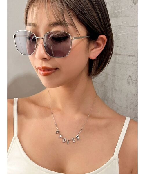 GYDA（ジェイダ）の「スクエアフレームサングラス（サングラス・レディース・ブラック/クリア・FREE）」の11枚目の写真