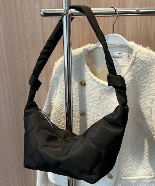 Burner(バーナー)の「【OKUOKU 0909】キルティング ショルダーバッグ oku-bag-695067604328-135 U(ショルダーバッグ・レディース・ホワイト/グリーン/ブラック・FREE)」の7枚目の写真
