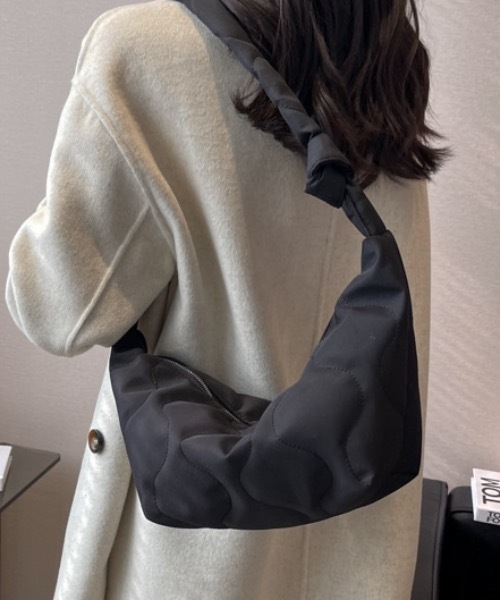 Burner(バーナー)の「【OKUOKU 0909】キルティング ショルダーバッグ oku-bag-695067604328-135 U(ショルダーバッグ・レディース・ホワイト/グリーン/ブラック・FREE)」の10枚目の写真