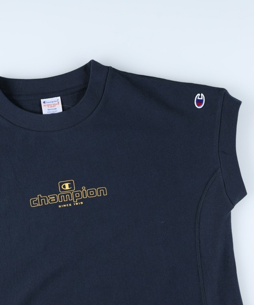 Champion(チャンピオン)の「【Champion】フロントロゴワンピース(ワンピース・レディース・ネイビー/ベージュ・M/L)」の5枚目の写真