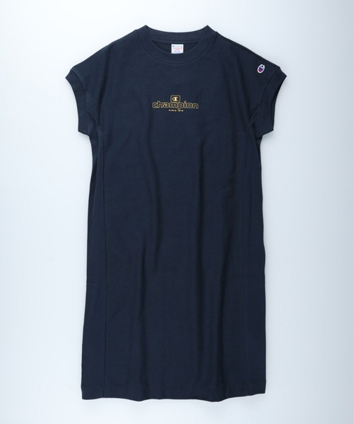 Champion(チャンピオン)の「【Champion】フロントロゴワンピース(ワンピース・レディース・ネイビー/ベージュ・M/L)」の9枚目の写真