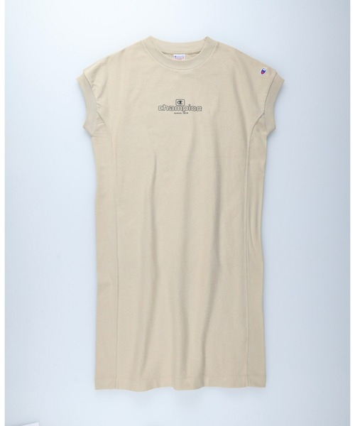 Champion(チャンピオン)の「【Champion】フロントロゴワンピース(ワンピース・レディース・ネイビー/ベージュ・M/L)」の10枚目の写真