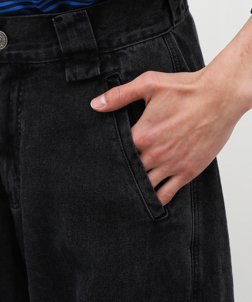WILLY CHAVARRIA(ウィリーチャバリア)の「【WILLY CHAVARRIA / ウィリー チャバリア】RAVER PANTS(デニムパンツ・メンズ・ブラック系その他・SMALL/MEDIUM)」の3枚目の写真