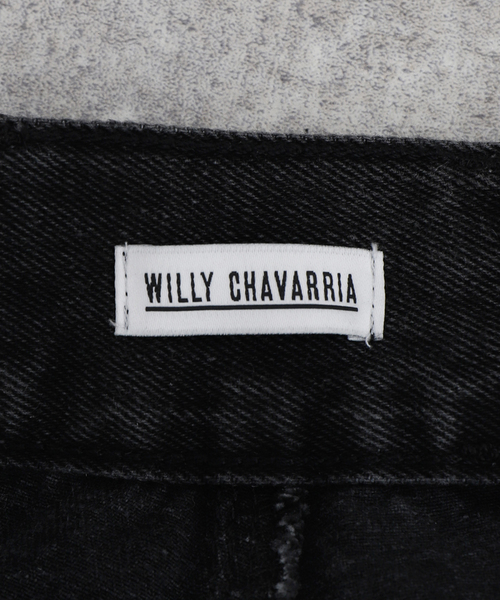 WILLY CHAVARRIA(ウィリーチャバリア)の「【WILLY CHAVARRIA / ウィリー チャバリア】RAVER PANTS(デニムパンツ・メンズ・ブラック系その他・SMALL/MEDIUM)」の4枚目の写真
