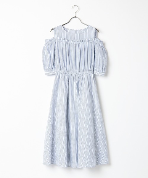 Honeys(ハニーズ)の「肩開きワンピース(ワンピース・レディース・ネイビー系/ラベンダー/ホワイト・S/L/LL/M)」の22枚目の写真