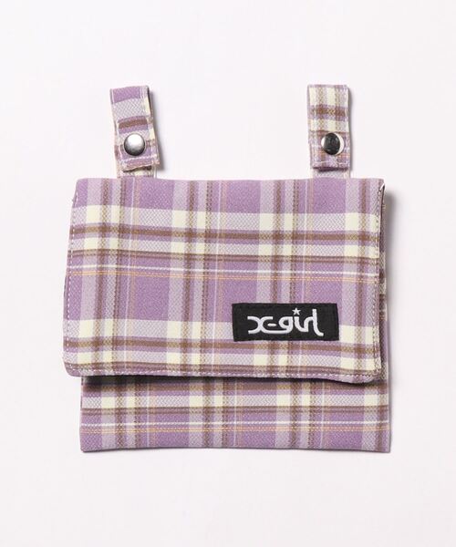 X-girl Stages(エックスガールステージス)の「移動ポケットつきスカート(スカート・キッズ・ラベンダー/ネイビー・140cm/130cm/100cm/120cm/110cm/90cm)」の4枚目の写真