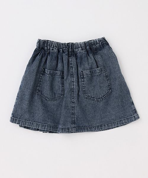 X-girl Stages(エックスガールステージス)の「移動ポケットつきスカート(スカート・キッズ・ラベンダー/ネイビー・140cm/130cm/100cm/120cm/110cm/90cm)」の5枚目の写真