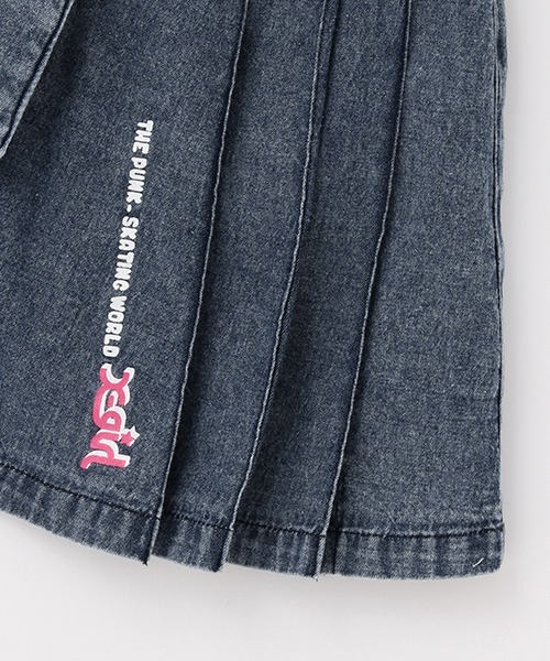 X-girl Stages(エックスガールステージス)の「移動ポケットつきスカート(スカート・キッズ・ラベンダー/ネイビー・140cm/130cm/100cm/120cm/110cm/90cm)」の10枚目の写真