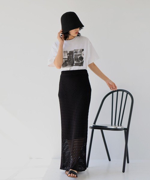 hellam（へラム）の「バケットハット/サーモニットハット（ハット・レディース・アイボリー/ブラック・FREE）」の8枚目の写真