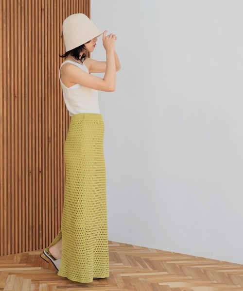 hellam（へラム）の「バケットハット/サーモニットハット（ハット・レディース・アイボリー/ブラック・FREE）」の10枚目の写真