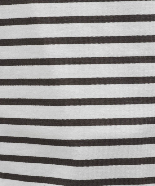 LAKOLE（ラコレ）の「バスクボーダーT/190594（Tシャツ/カットソー・メンズ・ホワイト/グレー/グリーン・MEDIUM/LARGE/X-LARGE）」の15枚目の写真