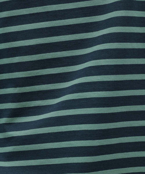 LAKOLE（ラコレ）の「バスクボーダーT/190594（Tシャツ/カットソー・メンズ・ホワイト/グレー/グリーン・MEDIUM/LARGE/X-LARGE）」の13枚目の写真