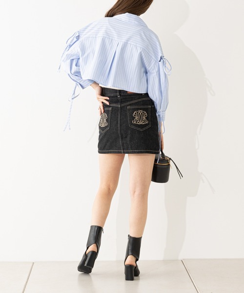 Chico(チコ)の「7分袖肩スリット短丈シャツ(シャツ/ブラウス・レディース・アイボリー/ブルー系その他2/イエロー系その他2/ピンク系その他2・FREE)」の17枚目の写真