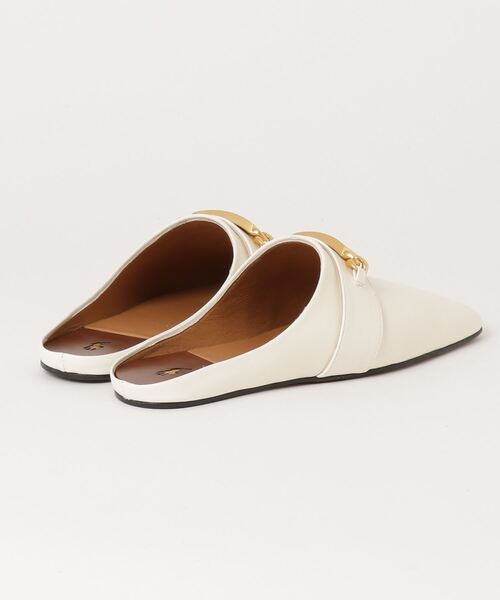 POLO RALPH LAUREN（ポロ ラルフ ローレン）の「Polo ID ラムスキン ミュール（スリッポン・レディース・ホワイト・5.5B/6B/6.5B/7B/7.5B）」の6枚目の写真