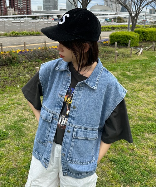 kutir（クティール）の「イーグルデザインビッグTシャツ（Tシャツ/カットソー・レディース・チャコールグレー/オートミール・FREE）」の20枚目の写真