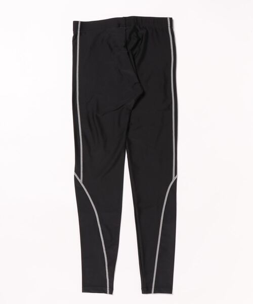 Reebok（リーボック）の「【Reebok:リーボック】ロングレギンス（レギンス/スパッツ・メンズ・ブラック×レッド/ブラック/ブラック×シルバー・MEDIUM/X-LARGE/LARGE/SMALL）」の4枚目の写真