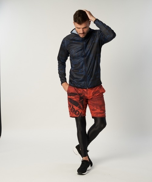 Reebok（リーボック）の「【Reebok:リーボック】ロングレギンス（レギンス/スパッツ・メンズ・ブラック×レッド/ブラック/ブラック×シルバー・MEDIUM/X-LARGE/LARGE/SMALL）」の17枚目の写真