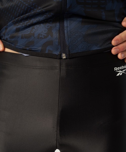 Reebok（リーボック）の「【Reebok:リーボック】ロングレギンス（レギンス/スパッツ・メンズ・ブラック×レッド/ブラック/ブラック×シルバー・MEDIUM/X-LARGE/LARGE/SMALL）」の14枚目の写真