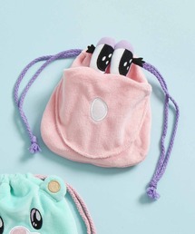 ANAP GiRL（アナップガール）の「ジョリーパンチフェイス巾着（ポーチ）」