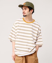 ボーダー オーバーサイズ ユニセックス Tシャツ