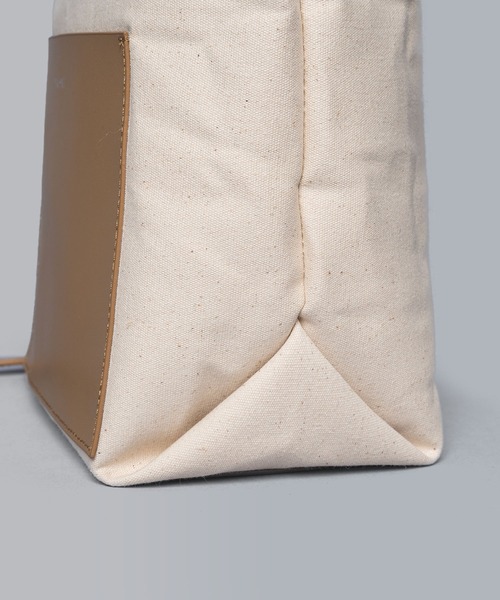 YAHKI（ヤーキ）の「【 YAHKI / ヤーキ 】CANVAS TOTE BAG / キャンバス トートバッグ（トートバッグ・レディース・ブラウン/ブラック・FREE）」の9枚目の写真