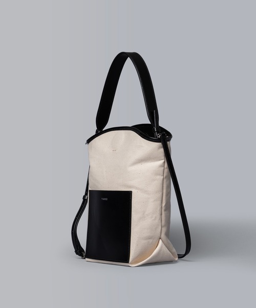 YAHKI（ヤーキ）の「【 YAHKI / ヤーキ 】CANVAS TOTE BAG / キャンバス トートバッグ（トートバッグ・レディース・ブラウン/ブラック・FREE）」の10枚目の写真