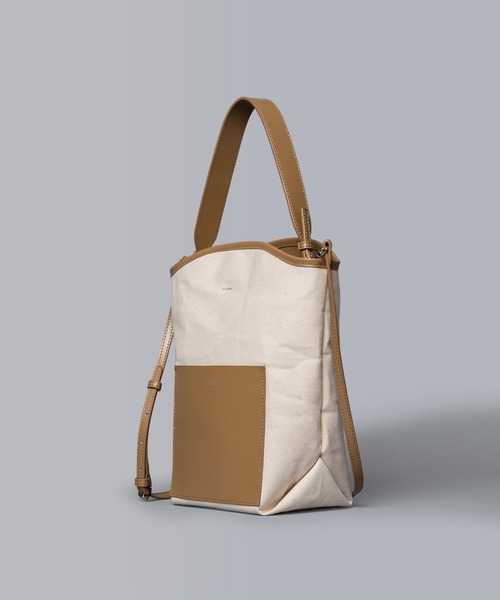 YAHKI（ヤーキ）の「【 YAHKI / ヤーキ 】CANVAS TOTE BAG / キャンバス トートバッグ（トートバッグ・レディース・ブラウン/ブラック・FREE）」の6枚目の写真