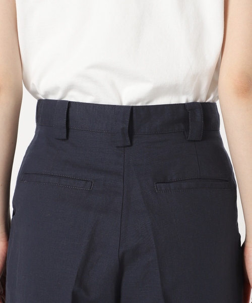 JOURNAL STANDARD relume（ジャーナルスタンダード　レリューム）の「リネンコットンタックスラックス（スラックス・レディース・ライトグリーン/アイボリー/ネイビー・38/36）」の19枚目の写真