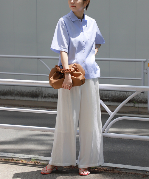 VERMEIL par iena(ヴェルメイユパーイエナ)の「【THEMOIRe/テモワール】CANVAS クラッチ(ショルダーバッグ・レディース・ブラウン・FREE)」の16枚目の写真