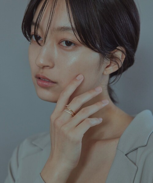 Jouete（ジュエッテ）の「[フォークリング] ジルコニア（リング・レディース・A/B/ピンクゴールド・9号/13号/17号）」の10枚目の写真