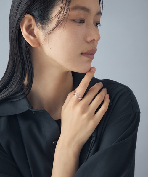 Jouete（ジュエッテ）の「[フォークリング] ジルコニア（リング・レディース・A/B/ピンクゴールド・9号/13号/17号）」の11枚目の写真