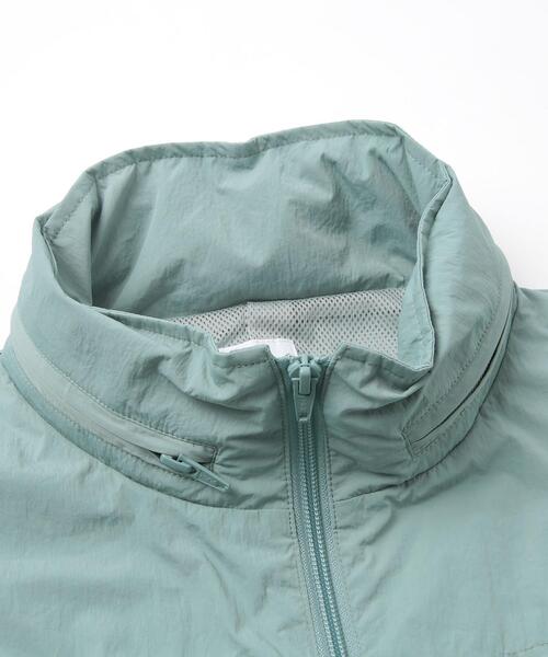 coen（コーエン）の「クロップドウィンドブレーカー（ナイロンジャケット・レディース・ライトブルー/ブラック・M/L）」の15枚目の写真