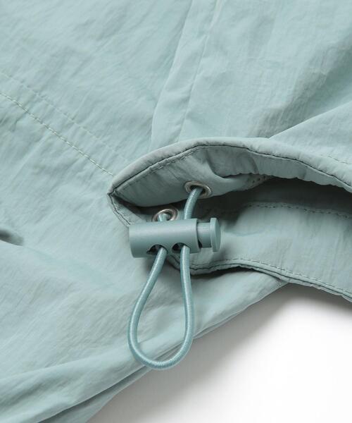 coen（コーエン）の「クロップドウィンドブレーカー（ナイロンジャケット・レディース・ライトブルー/ブラック・M/L）」の17枚目の写真