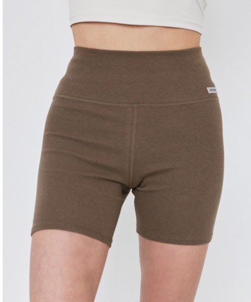 セール】Wellness Rib Short Leggings / ショートリブレギンス