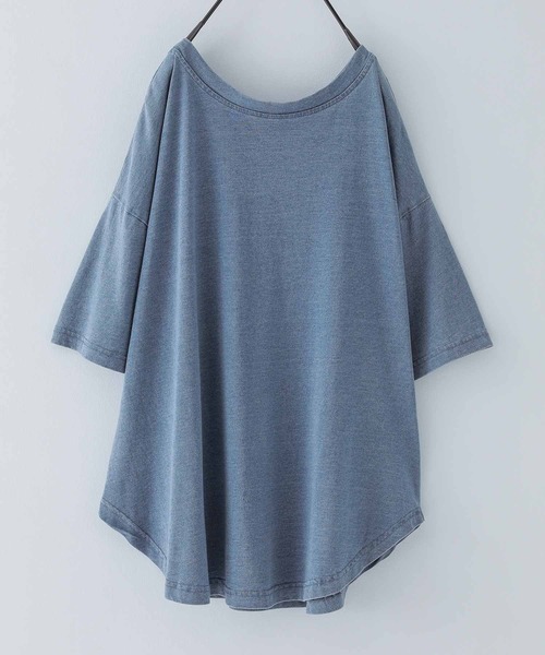 osharewalker（オシャレウォーカー）の「【廃盤】『デニム風2wayデザインプルオーバー』（Tシャツ/カットソー・レディース・ブルー・FREE）」の17枚目の写真