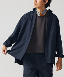 CALMER | 【CALMER / カルメール】別注 ナチュラルダイ ビッグシルエット シャツ(シャツ/ブラウス)