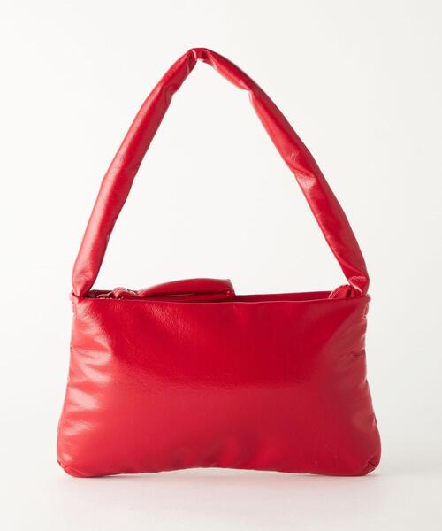 CITEN(シテン)の「<CITEN>グロッシー パデッド ミニバッグ(ハンドバッグ・レディース・ブラック/シルバー/レッド・FREE)」の1枚目の写真